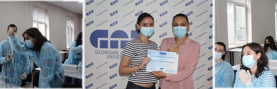 ქართულ-ამერიკული უნივერსიტეტი (GAU) მედიცინის სკოლის მიერ განხორციელებული პროექტი